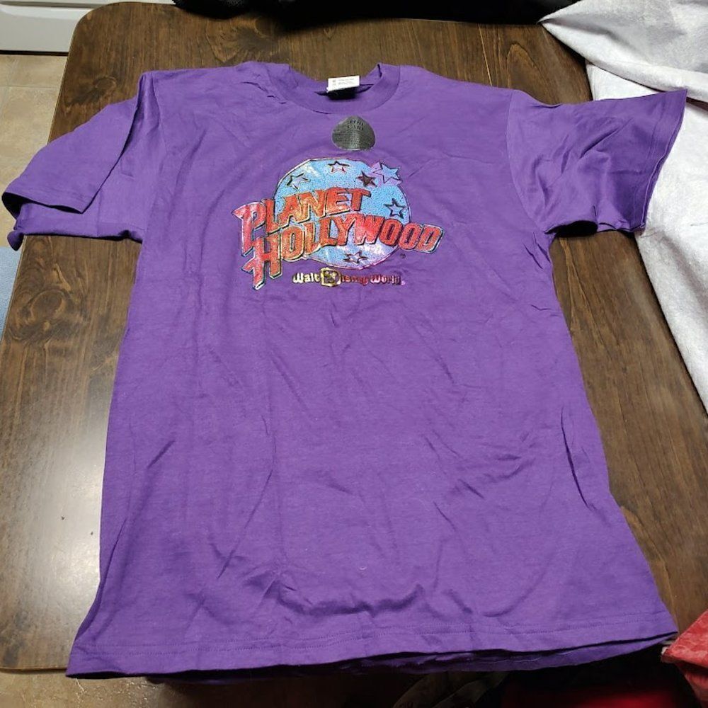 New Vintage Planet Hollywood Purple shirt Size Women's L